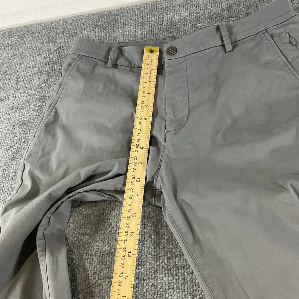 Birddogs Boom Pants Men's 32x32 Gray Stretch Performance Chino Casual Golf